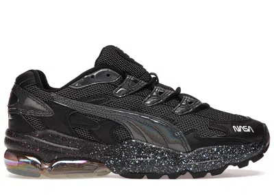 Pre-owned Puma Men's  Cell Alien Nasa Space Explorer Black Sneakers In  Black