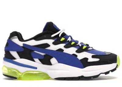 Pre-owned Puma Men's  Cell Alien Og White Sneakers In Black/surf The Web