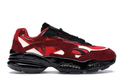 Pre-owned Puma Men's  Cell Bait X Marvel Carnage (special Box/cannister) Sneakers In Red/white/black