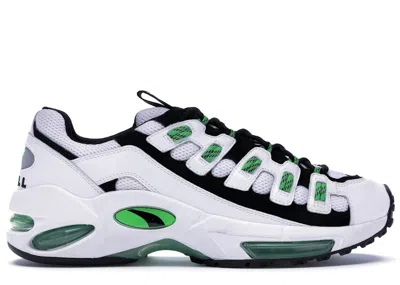 Pre-owned Puma Men's  Cell Endura Sneakers In White/black/green In Multi