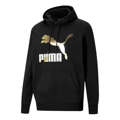 Puma Men's  Classics Bronzing Logo Printing Sports Black