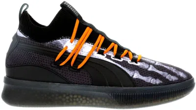 Pre-owned Puma Men's  Clyde Court Disrupt Xray Sneakers In  Black/ White