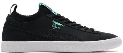 Pre-owned Puma Men's  Clyde Sock Lo Diamond Supply Co Black Sneakers In  Black