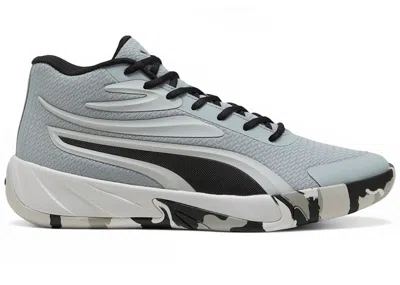 Pre-owned Puma Men's  Court Pro Marble Sneakers In Cool Mid Grey In Gray