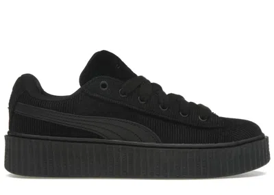 Pre-owned Puma Men's  Creeper Phatty Rihanna Fenty Corduroy Sneakers In Black