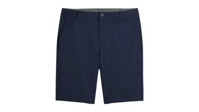 Pre-owned Puma Men's  Dealer 10 Inch Golf Shorts In Navy Blue Blazer