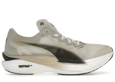 Pre-owned Puma Men's  Deviate Nitro Elite 3 Represent 247 Sneakers In Desert Dust/black