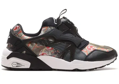 Pre-owned Puma Men's  Disc Blaze Atmos Three Tides Tattoo Sneakers In  Black