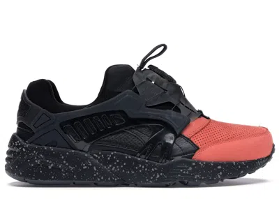 Pre-owned Puma Men's  Disc Og Ronnie Fieg Coa Sneakers In Black/coral In Multi