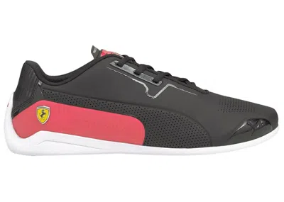 Pre-owned Puma Men's  Drift Cat 8 Scuderia Ferrari Sneakers In Black/rosso Corsa