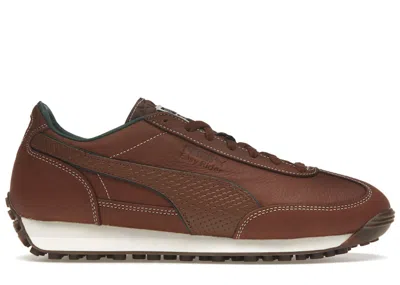 Pre-owned Puma Men's  Easy Rider Palais Artisan Sneakers In Brandy/blue Crystal