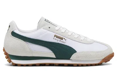 Pre-owned Puma Men's  Easy Rider Sneakers In White/dark Myrtle In Multi