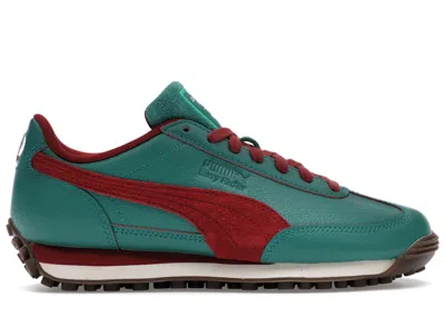 Pre-owned Puma Men's  Easy Rider Squid Game Sneakers In Vintage Green/red/white