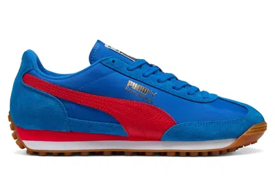 Pre-owned Puma Men's  Easy Rider Vintage Sneakers In Team Royal/for All Time Red In Multi