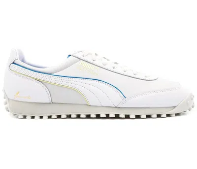 Pre-owned Puma Men's  Fast Rider Rudolf Dassler Legacy Collection Season 2 Sneakers In White/vaporous Grey