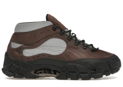 Pre-owned Puma Men's  Forever Mid Skepta Sneakers In Dark Chocolate/silver In Multi