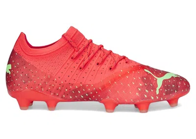 Pre-owned Puma Men's  Future 2.4 Fg/ag Fearless Pack Sneakers In Fiery Coral/fizzy Light/black