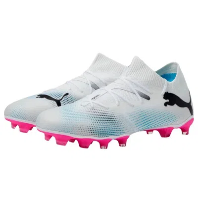 Puma Men's  Future 7 Match Fg/ag 107715-01 White Pink Football Boots Nin1060