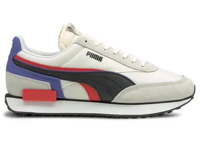 Pre-owned Puma Men's  Future Rider Double Sneakers In White/nimbus Cloud