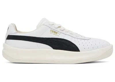 Pre-owned Puma Men's  Gv Special Made In Italy White Black Sneakers In  White/ Black In Multi