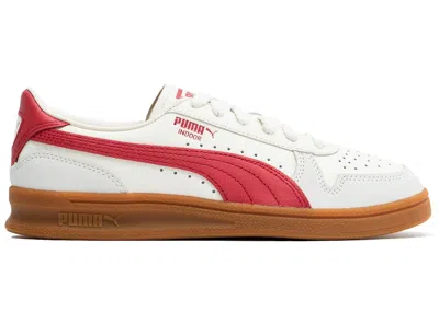 Pre-owned Puma Men's  Indoor Og Sneakers In Frosted Ivory/club Red In Multi