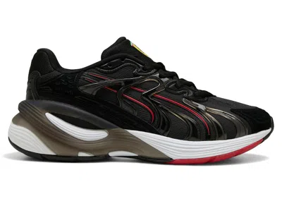 Pre-owned Puma Men's  Inverse Scuderia Ferrari Sneakers In Black/rosso Corsa In Multi