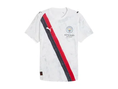 Pre-owned Puma Men's  Kidsuper Manchester City Authentic Jersey In White/black