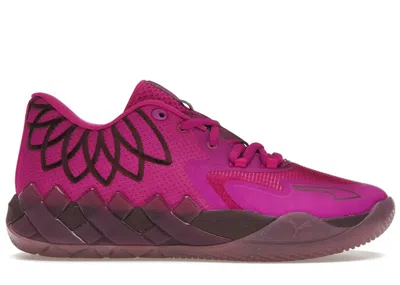 Pre-owned Puma Men's  Lamelo Ball Mb.01 Lo Disco Sneakers In Deep Orchid/pickled Beet