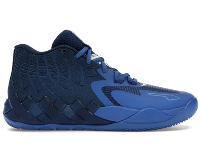 Pre-owned Puma Men's  Lamelo Ball Mb.01 Team Sneakers In Blazing Blue/royal Sapphire