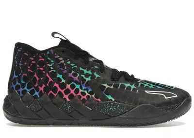 Pre-owned Puma Men's  Lamelo Ball Mb.01 Teenage Mutant Ninja Turtles Baxter Stockman Sneakers In Black