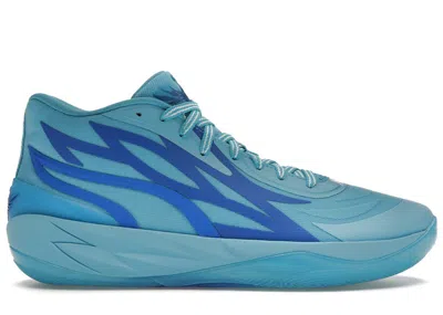 Pre-owned Puma Men's  Lamelo Ball Mb.02 Rookie Of The Year Sneakers In Blue Atoll/ultra Blue