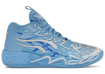Pre-owned Puma Men's  Lamelo Ball Mb.04 Lafrancé Sneakers In Team Light Blue/cool Mid Grey In Multi