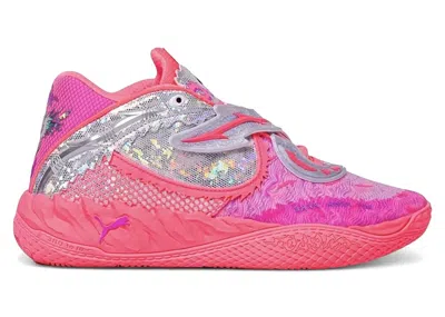 Pre-owned Puma Men's  Lamelo Ball Mb.05 World Tour Sneakers In Sun Struck/pure Magenta