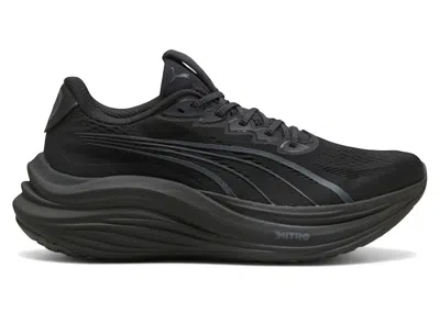 Pre-owned Puma Men's  Magmax Nitro Sneakers In Black/galactic Grey