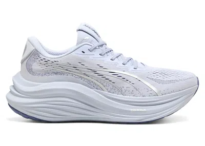 Pre-owned Puma Men's  Magmax Nitro Sneakers In Cool Weather/blue Crystal