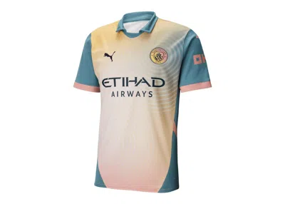 Pre-owned Puma Men's  Manchester City 'definitely City' 2024/25 Jersey In Pink