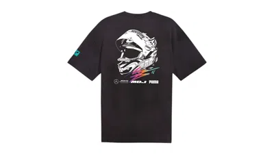 Pre-owned Puma Men's  Mapf1 Team Mad Dog Jones Graphic Crew Neck Short Sleeve T-shirt In Black