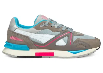Pre-owned Puma Men's  Mirage Mox Cyan Sneakers In Steel Grey/eggnog