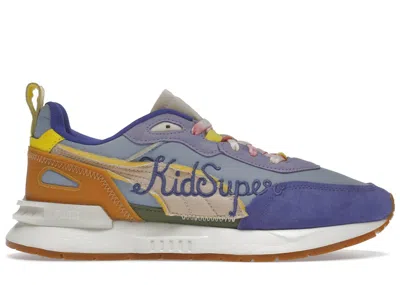Pre-owned Puma Men's  Mirage Mox Kidsuper Studios Sneakers In Forever Blue/shifting Sand