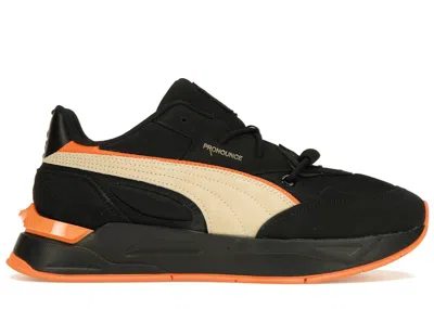 Pre-owned Puma Men's  Mirage Sport Pronounce Sneakers In Black/pebble