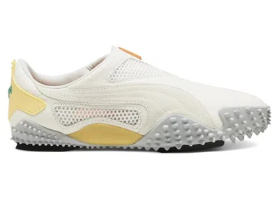 Pre-owned Puma Men's  Mostro Inside Tag X Ur Communication Sneakers In Warm White/light Straw
