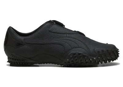 Pre-owned Puma Men's  Mostro Leather Black Sneakers In  Black