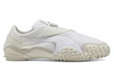 Pre-owned Puma Men's  Mostro Mesh White Sneakers In  White/beige In Multi