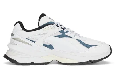 Pre-owned Puma Men's  Nano Odyssey Sneakers In White/evening Sky Blue In Multi