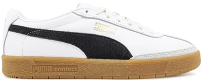Pre-owned Puma Men's  Oslocity Og White Black Sneakers In  White/ Black/gum