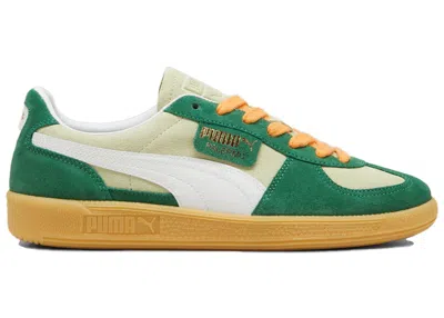 Pre-owned Puma Men's  Palermo Green Sneakers In Pistachio/green Vine/gum