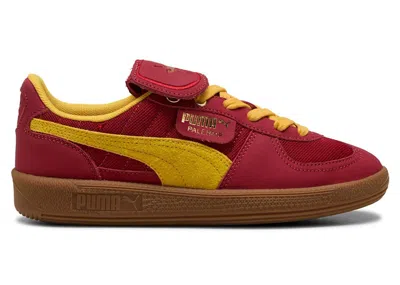 Pre-owned Puma Men's  Palermo Harry Potter Gryffindor Sneakers In Dark Crimson/yellow In Multi
