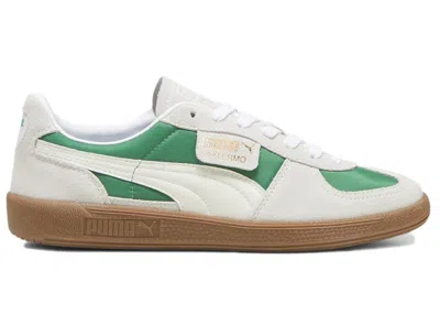 Pre-owned Puma Men's  Palermo Sneakers In Archive Green/warm White
