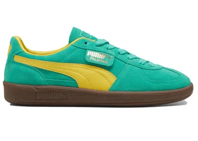 Pre-owned Puma Men's  Palermo Sneakers In Jade Frost/fresh Pear/gum