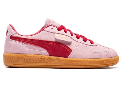 Pre-owned Puma Men's  Palermo Sneakers In Rose Mauve/dark Crimson In Multi